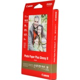 Canon Papier photo brillant extra II 4 × 6 po (10 × 15 cm) PP-201 - 50 feuilles Hautement brillant, 260 g/m², Rouge, 50 feuilles, 270 µm, Canon Lucia, ChromaLife100+