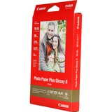 Canon Papier photo brillant extra II 4 × 6 po (10 × 15 cm) PP-201 - 50 feuilles Hautement brillant, 260 g/m², Rouge, 50 feuilles, 270 µm, Canon Lucia, ChromaLife100+