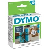 Dymo LW petites étiquettes autocollantes polyvalentes authentiques | 25 mm x 25 mm | rouleau de 750 étiquettes faciles à décoller | pour les étiqueteuses LabelWriter Blanc, Imprimante d'étiquette adhésive, Papier, Amovible, Carré, LabelWriter