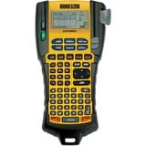 Dymo RHINO 5200 Étiqueteuse avec Mallette de transport | Étiqueteuse portable de qualité industrielle destinée aux professionnels de la basse tensionde l’électricité et de la MRO Noir/Jaune, ABC, Transfert thermique, 180 x 180 DPI, Noir, Jaune