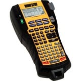 Dymo RHINO 5200 Étiqueteuse avec Mallette de transport | Étiqueteuse portable de qualité industrielle destinée aux professionnels de la basse tensionde l’électricité et de la MRO Noir/Jaune, ABC, Transfert thermique, 180 x 180 DPI, Noir, Jaune