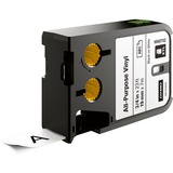 Dymo Étiquettes en vinyle multi-usages, Ruban Noir sur blanc, Noir, Transfert thermique, Vinyl, Belgique, -40 - 60 °C