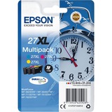 Epson Alarm clock Multipack "Réveil" 27XL - Encre DURABrite Ultra C,M,J M,J, Rendement élevé (XL), Encre à pigments, 10,4 ml, 1100 pages, 1 pièce(s), Multi pack