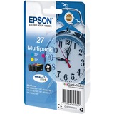 Epson Alarm clock Multipack "Réveil" 27 - Encre DURABrite Ultra C,M,J M,J, Rendement standard, Encre à pigments, 3,6 ml, 300 pages, 1 pièce(s), Multi pack