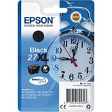 Epson Alarm clock Singlepack Black 27XL DURABrite Ultra Ink, Encre Rendement élevé (XL), Noir, Encre à pigments, 17,7 ml, 1 pièce(s), 1100 pages