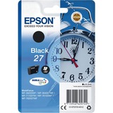 Epson Alarm clock Singlepack Black 27 DURABrite Ultra Ink, Encre Rendement standard, Noir, Encre à pigments, 6,2 ml, 1 pièce(s), 350 pages