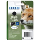 Epson Fox Encre noire DURABrite Ultra Renard T1281 Noir, Encre à pigments, 5,9 ml, 1 pièce(s), 185 pages