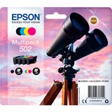 Epson Multipack 4-colours 502 Ink, Encre Rendement standard, Encre à pigments, Encre à colorant, 4,6 ml, 3,3 ml, 1 pièce(s)