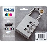 Epson Padlock Encre DURABrite Ultra multipack 4 couleurs Cadenas 35 Rendement standard, Noir, Cyan, Magenta, Jaune, Encre à pigments, 16,1 ml, 9,1 ml, 1 pièce(s)