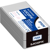 Epson SJIC22P(K): Ink cartridge for ColorWorks C3500 (Black), Encre Encre à pigments, 1 pièce(s)
