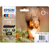 Epson Squirrel Multipack 6-colours 378 Claria Photo HD Ink, Encre Rendement standard, 5,5 ml, 4,1 ml, 1 pièce(s), Multi pack