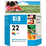 HP 22 - Cartouche d'encre d'origine couleur Rendement standard, Encre à colorant, 5 ml, 165 pages, 1 pièce(s), Vente au détail