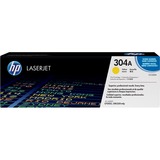 HP 304A, Toner Jaune, CC532A, Jaune, Vente au détail