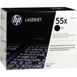 HP 55X Cartouche de toner LaserJet noire (CE255X) Noir, Noir, Vente au détail