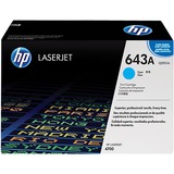 HP 643A - Cartouche de toner Cyan authentique Turquoise, 10000 pages, Cyan, 1 pièce(s), Vente au détail