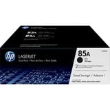 HP 85A Cartouche de toner LaserJet noire (CE285AD) Noir, Noir, 2 pieces, Vente au détail