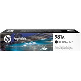 HP 981A cartouche PageWide Noir authentique, Encre Rendement standard, Encre à pigments, 69 ml, 6000 pages, 1 pièce(s)