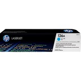 HP Cartouche de toner 126A LaserJet (CE311A) Turquoise, Cyan, Vente au détail
