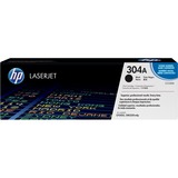 HP Cartouche de toner LaserJet 304A noire (CC530A) Noir, Noir, Vente au détail