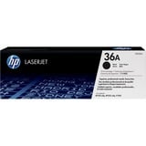 HP Cartouche de toner LaserJet 36A noire CB436A Noir, Noir, Vente au détail