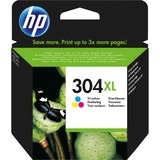 HP Nr. 304XL, Encre N9K07AE, 3-pack (Cyan, Magenta, Jaune)
