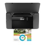 HP Officejet 200 Mobile Sans fil Couleur Imprimante, Imprimante jet d'encre Noir, Couleur, 2, 4800 x 1200 DPI, A4, 500 pages par mois, 10 ppm