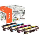 Peach 112066 Cartouche de toner 4 pièce(s) Compatible Noir, Cyan, Magenta, Jaune 1500 pages, 1400 pages, Noir, Cyan, Magenta, Jaune, 4 pièce(s)