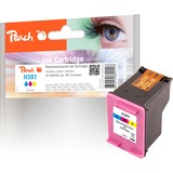 Peach 316239 6.7ml 180pages Cyan, Magenta, Jaune cartouche d'encre Cyan, Magenta, Jaune, - HP, 6,7 ml, 180 pages, Jet d'encre