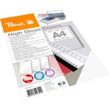 Peach Bürogeräte A4 Blanc 100 pièce(s), Couvertures de livres Blanc, A4, Blanc, 250 g/m², 100 pièce(s)