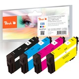 Peach PI200-565 cartouche d'encre 4 pièce(s) Compatible Noir, Cyan, Magenta, Jaune 18 ml, 11 ml, 1380 pages, 3300 pages, 4 pièce(s), Multi pack