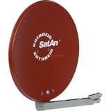 Kathrein CAS 80ro antenne satellites Rouge, Antenne parabolique Rouge, 10,70 - 12,75 GHz, Rouge, 75 cm, 750 mm, 88,4 cm, 6,7 kg