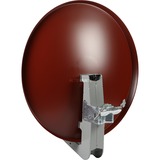 Kathrein CAS 90ro antenne satellites Marron, Rouge, Antenne parabolique Marron, 10,70 - 12,75 GHz, 39,6 dBi, Marron, Rouge, Aluminium, 90 cm, 967 mm