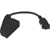 TechniSat 0000/3602 Câble SCART SCART (21-pin) Noir, Adaptateur Noir, SCART (21-pin), Mâle, Femelle, Noir