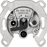 TechniSat RV 600-10 E prise de courant Argent, Boîte de jonction Argent, UTP, Argent, 70 mm, 25 mm, 70 mm