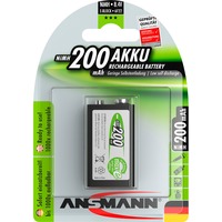 Ansmann maxE 200mAh NiMh, Batterie E-Block, Hybrides nickel-métal (NiMH), 8,4 V, 200 mAh, 17,5 x 28,5 x 48,5 mm