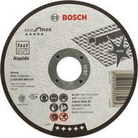 Bosch Disque de coupe PRO pour acier inoxydable et métal, Ø 125mm 