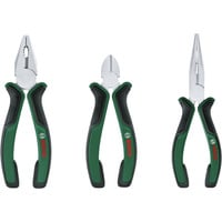 Bosch Set de pinces, 3 pièces Vert/Noir