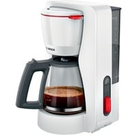 Bosch TKA3M131 machine à café Manuel Machine à café filtre 1,25 L, Machine à café à filtre Blanc, Machine à café filtre, 1,25 L, Café moulu, Blanc
