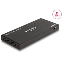 DeLOCK Répartiteur HDMI 1 x HDMI entrée vers 4 x HDMI sortie 4K 60 Hz, Repartiteur HDMI Noir