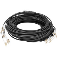 Digitus Câble universel breakout en fibre optique, duplex, connecteur LC/UPC, multimode OM4 Noir