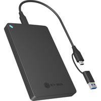 ICY BOX IB-201T-CU31 SATA/SSD 2,5 pouces, Boîtier disque dur Noir
