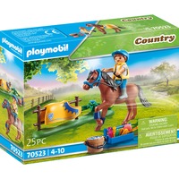 PLAYMOBIL Country - Cavalier avec poney brun, Jouets de construction 70523