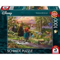 Schmidt Spiele Thomas Kinkade Studios: Disney Dreams Collection - Rebelle, Merida Légende des Highlands, Puzzle 