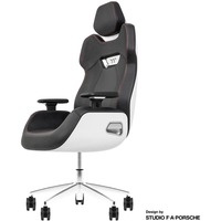 Thermaltake Chaise de gaming ARGENT E700 Glacier White, Siège gaming Blanc/Noir