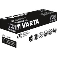 Varta 48031 pile domestique Batterie à usage unique SR616SW Argent-Oxide (S) Argent, Batterie à usage unique, SR616SW, Argent-Oxide (S), 1,55 V, 1 pièce(s), 13 mAh