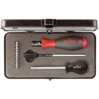 Wiha Set de tournevis dynamométrique TorqueVario-S Noir/Rouge