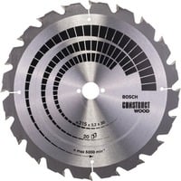 Bosch 2 608 640 691 lame de scie circulaire 31,5 cm 1 pièce(s) Bois de construction, 31,5 cm, 3 cm, 2,2 mm, 3,2 mm, 7/42