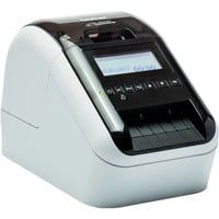 Brother QL-820NWBc - Imprimante d'étiquettes connectable Gris/Noir, DK, Thermique directe, 300 x 600 DPI, 176 mm/sec, Couleur, Avec fil &sans fil