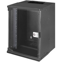 Digitus Boîtier mural SOHO PRO - 254 mm (10") 460x315x300 mm, Armoire informatique Noir