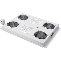 Digitus Ventilateur de toit pour armoire de serveur unique module de ventilation Gris, 4 ventilateurs